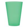 Gobelet en PP givré 300ml vert transparent | sans marquage | non disponible | non disponible