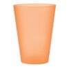 Gobelet en PP givré 300ml orange transparent | sans marquage | non disponible | non disponible