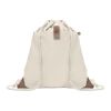 Sac à cordon en coton recyclé beige | sans marquage | non disponible | non disponible | non disponible