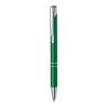 Stylo à bille en alu recyclé 'Dona' vert | sans marquage | non disponible | non disponible