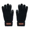 Gants tactiles en RPET Noir | sans marquage | non disponible | non disponible | non disponible