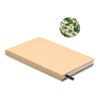 Carnet A5 en papier recyclé beige | sans marquage | non disponible | non disponible | non disponible