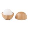Lip balm in round bamboo case bois | sans marquage | non disponible | non disponible