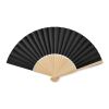 Éventail en bambou noir | sans marquage | non disponible | non disponible