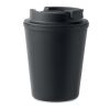 Recycled PP tumbler 300 ml noir | sans marquage | non disponible | non disponible
