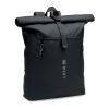 Sac à dos enroulable RPET 600D noir | sans marquage | non disponible | non disponible | non disponible