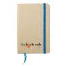 Calepin en papier recyclé bleu | sans marquage | non disponible | non disponible | non disponible