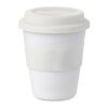 Gobelet PP, couvercle silicone blanc | sans marquage | non disponible | non disponible