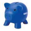Tirelire cochon PVC bleu | sans marquage | non disponible | non disponible