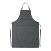 Tablier de cuisine ajustable gris foncé | sans marquage | non disponible | non disponible | non disponible