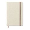 Carnet A5 avec 96 pages toile beige | sans marquage | non disponible | non disponible | non disponible