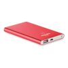 Powerbank ultra plat 4000 mAh rouge | sans marquage | non disponible | non disponible
