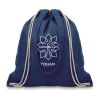 Sac shopping à cordelette bleu | sans marquage | non disponible | non disponible | non disponible