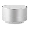 Haut-parleur bluetooth rond argent mate | sans marquage | non disponible | non disponible | non disponible