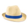 Chapeau de paille bleu royal | sans marquage | non disponible | non disponible | non disponible