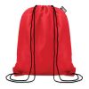Sac cordelette en PET 190gr rouge | sans marquage | non disponible | non disponible | non disponible