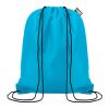 Sac cordelette en PET 190gr turquoise | sans marquage | non disponible | non disponible | non disponible