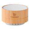Haut-parleur Bluetooth Bambou. blanc | sans marquage | non disponible | non disponible | non disponible