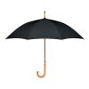 Parapluie 23,5'' RPET pongé noir | sans marquage | non disponible | non disponible | non disponible