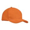 Brushed heavy cotton 6 panel orange | sans marquage | non disponible | non disponible | non disponible