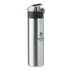 Bouteille isotherme avec verrouillage - 400 ml argent mate | sans marquage | non disponible | non disponible | non disponible