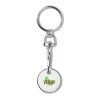 Porte-clés (€ uro) blanc | sans marquage | non disponible | non disponible