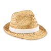 Chapeau en paille naturelle blanc | sans marquage | non disponible | non disponible | non disponible