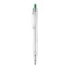 Stylo bille push en RPET vert | sans marquage | non disponible | non disponible