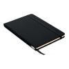 Carnet A5 couverture RPET 600D noir