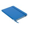 Carnet A5 couverture RPET 600D bleu royal | sans marquage | non disponible | non disponible | non disponible