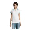 PASADENA WOMEN POLO 200 Blanc/Aqua | L | sans marquage | non disponible | non disponible | non disponible