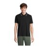 PALERMO POLO UNISEXE noir/blanc | 3XL | sans marquage | non disponible | non disponible | non disponible