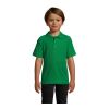 SUMMER II KIDS Polo 170g vert prairie | XL | sans marquage | non disponible | non disponible | non disponible