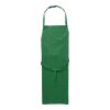 Tablier de cuisine en polyester 200 g/m² Mindy vert