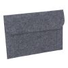 Pochette en feutre Rpet Riley gris foncé | sans marquage | non disponible | non disponible