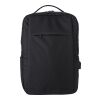 Sac à dos porte-ordinateur en polyester Rpet 300D Jesse noir | sans marquage | non disponible | non disponible
