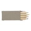 Set de 4 crayons Kai marron | sans marquage | non disponible | non disponible