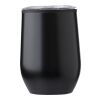 Mug en acier inoxydable Zoe noir | sans marquage | non disponible | non disponible