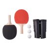 Ensemble de ping-pong en ABS Melinda noir | sans marquage | non disponible | non disponible
