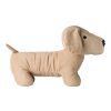 Peluche 'Chien' en polyester côtelé Liza marron | sans marquage | non disponible | non disponible