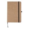 Carnet A5 en cuir recyclé Gianna marron | sans marquage | non disponible | non disponible
