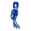 Câble de charge Leif bleu cobalt | sans marquage | non disponible | non disponible