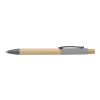 Stylo bille en bambou Cesar gris | sans marquage | non disponible | non disponible