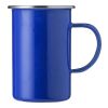 Mug émaillé en acier inoxydable Ayden bleu | sans marquage | non disponible | non disponible