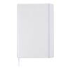 Carnet A5 en carton recyclé Evangeline blanc | sans marquage | non disponible | non disponible