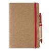 Carnet A5 en carton recyclé Theodore rouge | sans marquage | non disponible | non disponible