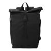 Sac à dos roll-top en polyester rPET Evie noir | sans marquage | non disponible | non disponible