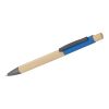 Stylo bille en bambou Cesar bleu | sans marquage | non disponible | non disponible