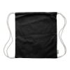 Sac à dos en coton recyclé 120g/m² Joy noir | sans marquage | non disponible | non disponible