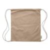 Sac à dos en coton recyclé 120g/m² Joy beige | sans marquage | non disponible | non disponible